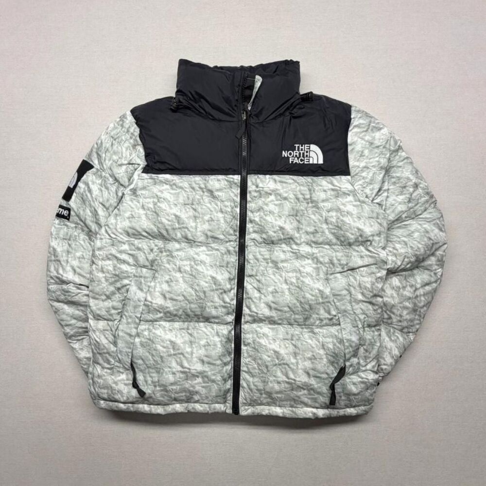 Supreme Men's Grey and Black Jacket